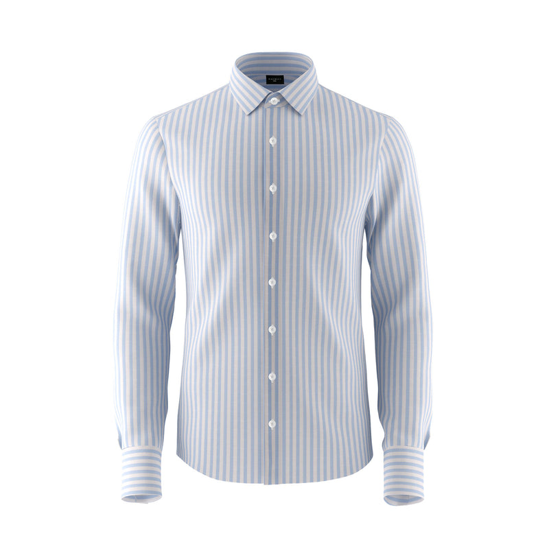 Island Instinct Blue Seersucker Shirt