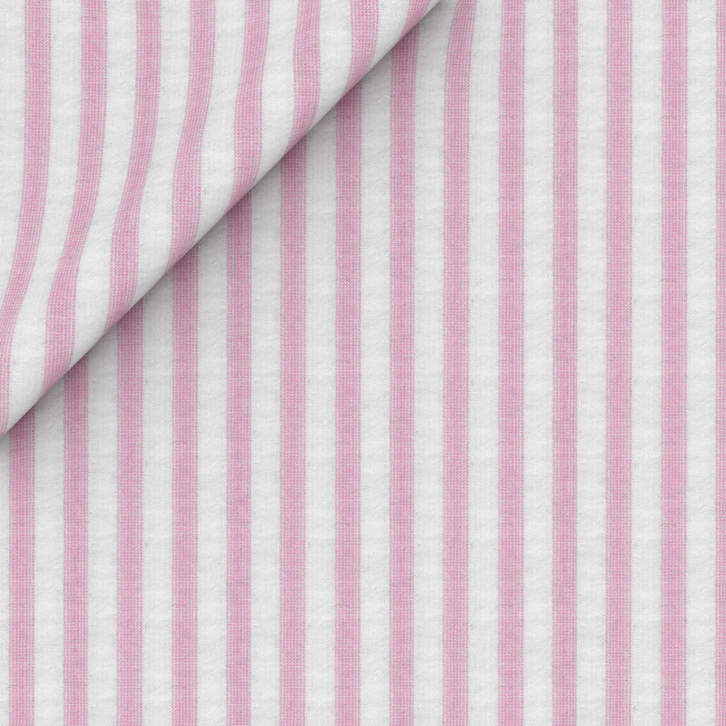 قميص Summer Breeze Pink Seersucker