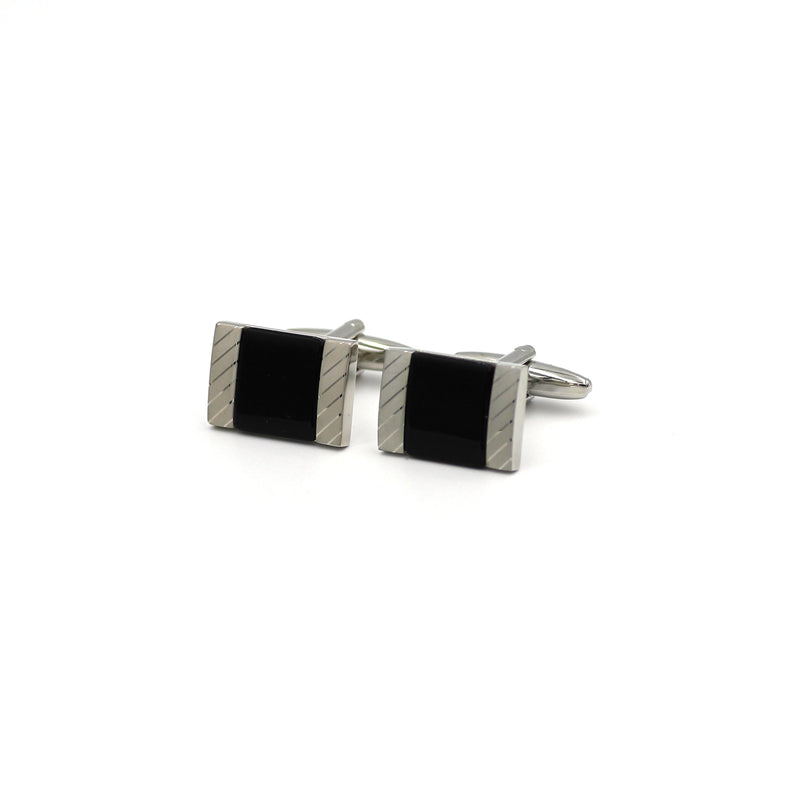 Silver Rectangle Cufflinks