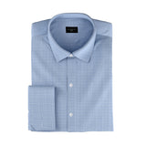 Water Crescent Blue Cotton Shirt