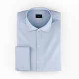 Essentially Blue Solid Cotton Shirt