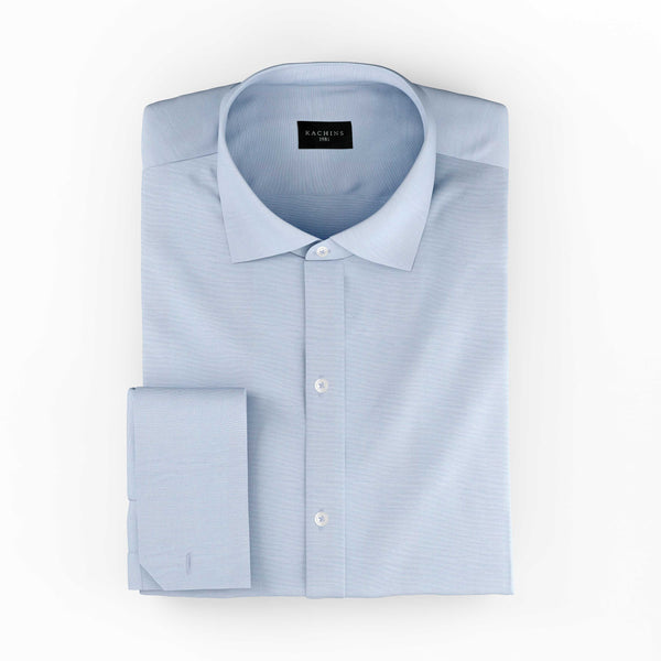 Essentially Blue Solid Cotton Shirt