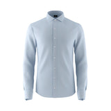 Essentially Blue Solid Cotton Shirt