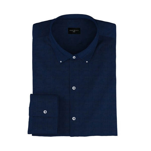 Royal Highness Blue Cotton Shirt