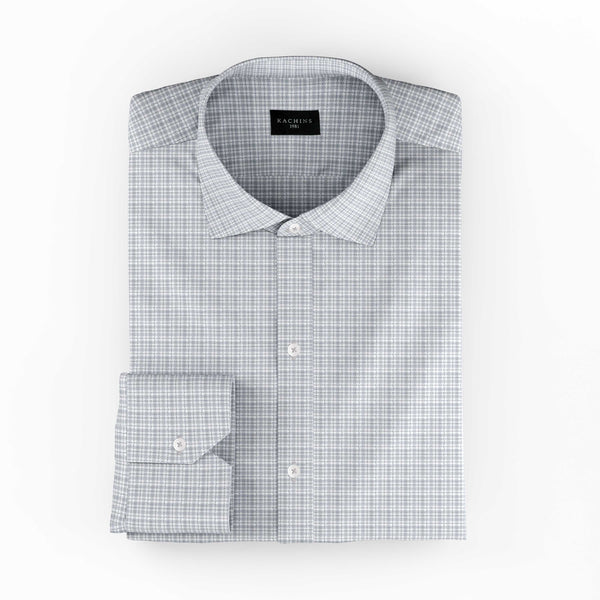 Grey Cells Light Grey Checks Shirt