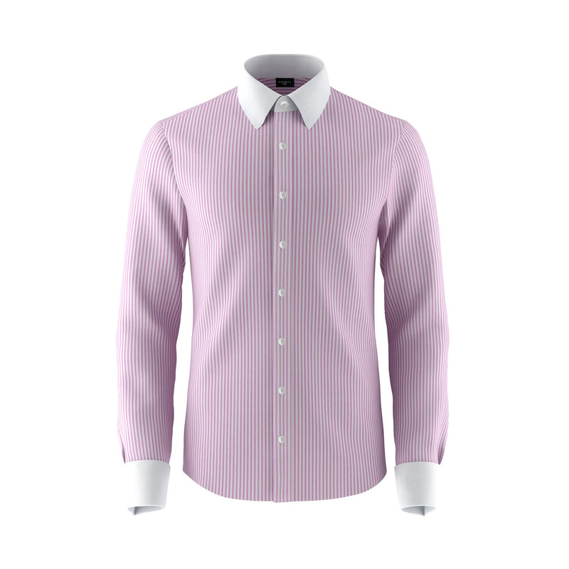 Pink Mist Striped Shirt