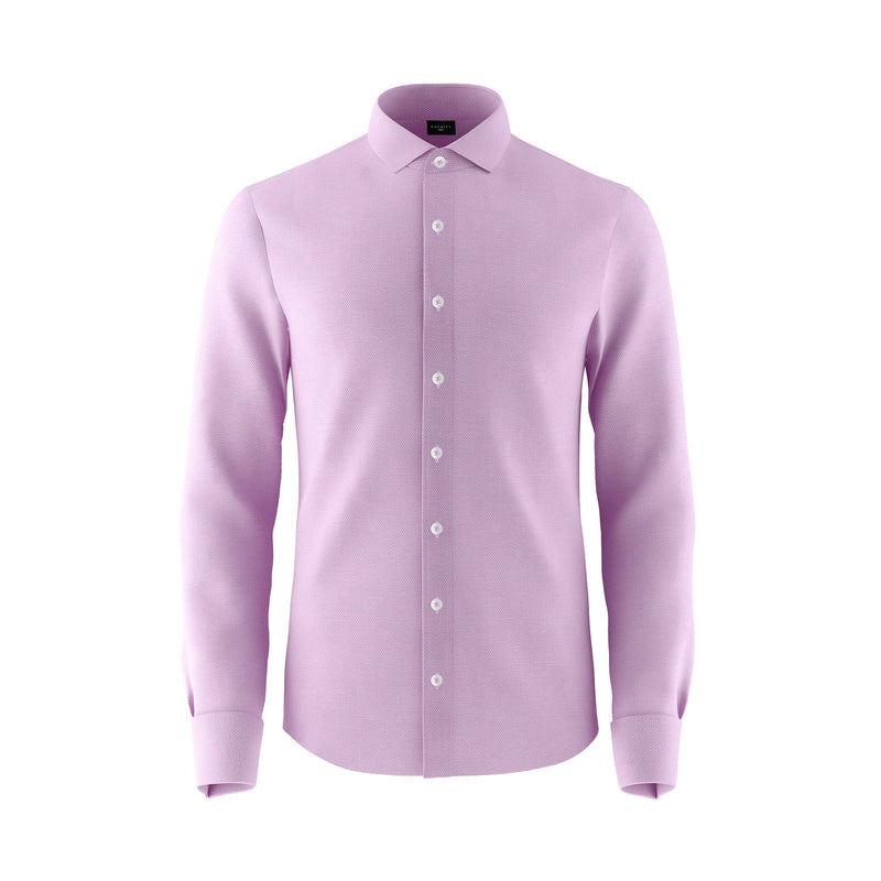 Lavender Light Solid Cotton Shirt