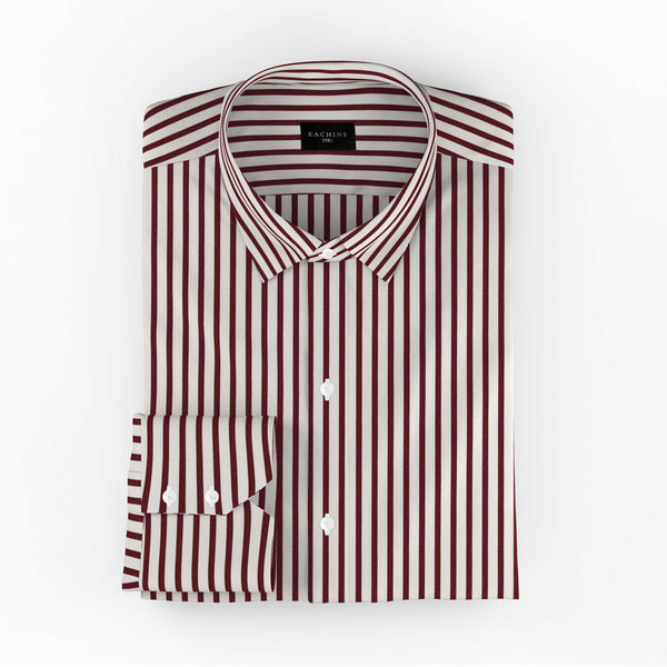 Bold & Brave Red-White Striped Shirt