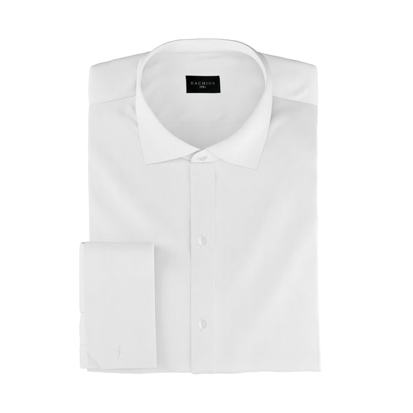 Vanilla Essence White Herringbone Shirt