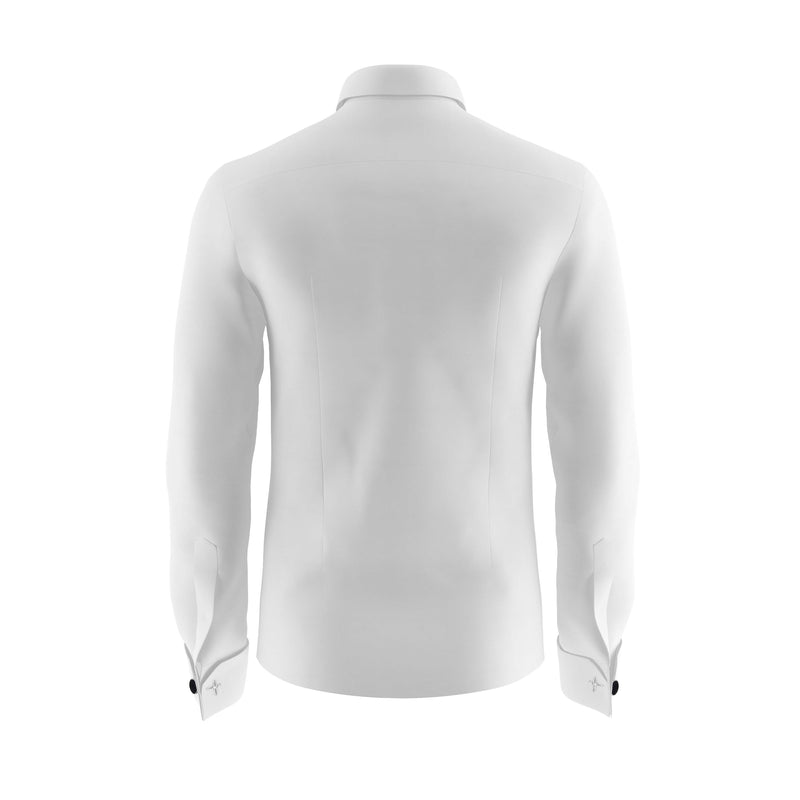 White Snow Solid Cotton Shirt