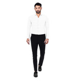 White Snow Solid Cotton Shirt