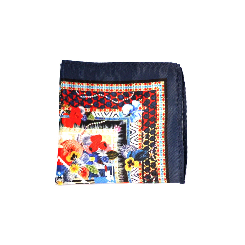Multi-colored Printed Pocket Square