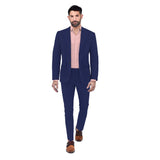 Steel Blue Scabal Striped Suit