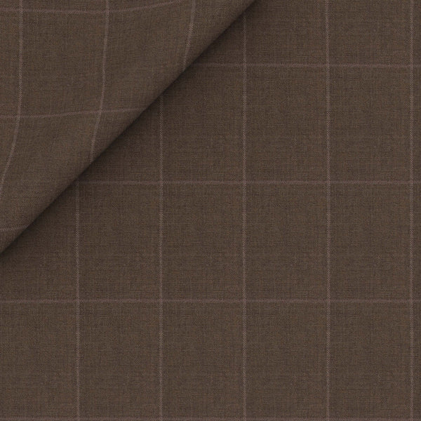 Cognac Nights Brown Huddersfield Checks Suit