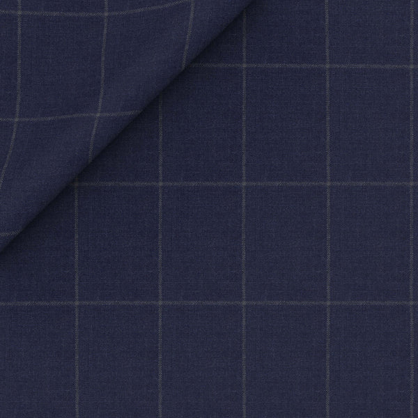 Damson Plums Blue Huddersfield Checks Suit