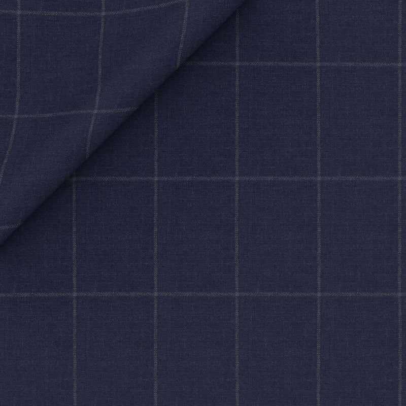 Damson Plums Blue Huddersfield Checks