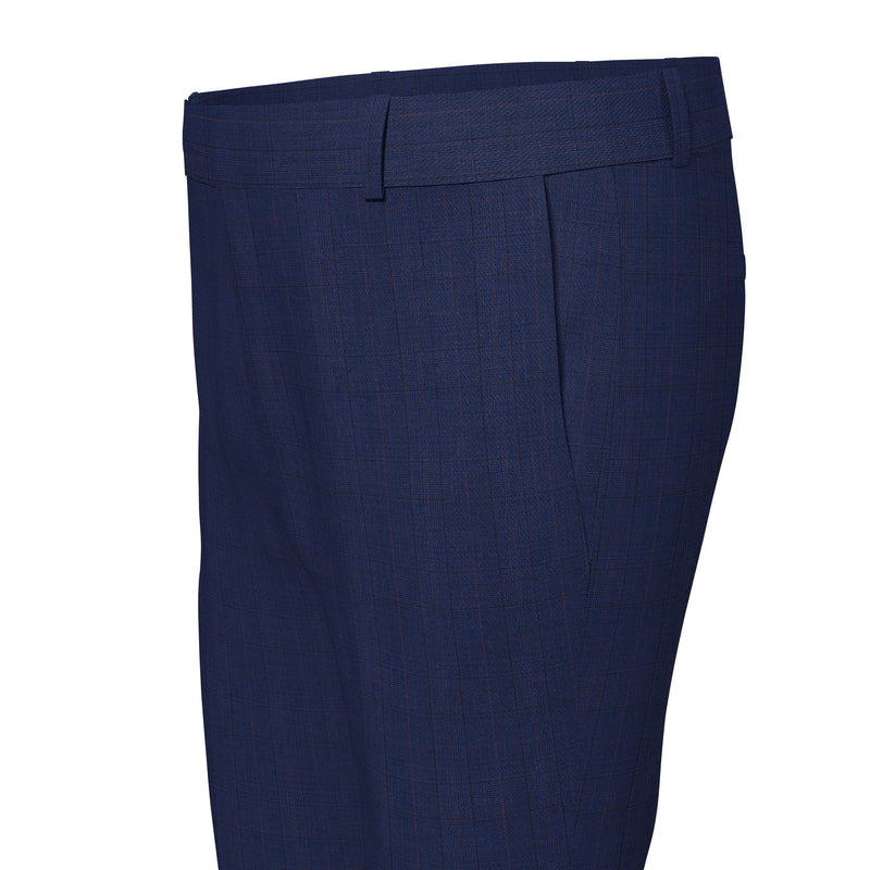 French Fame Blue Checks Suit