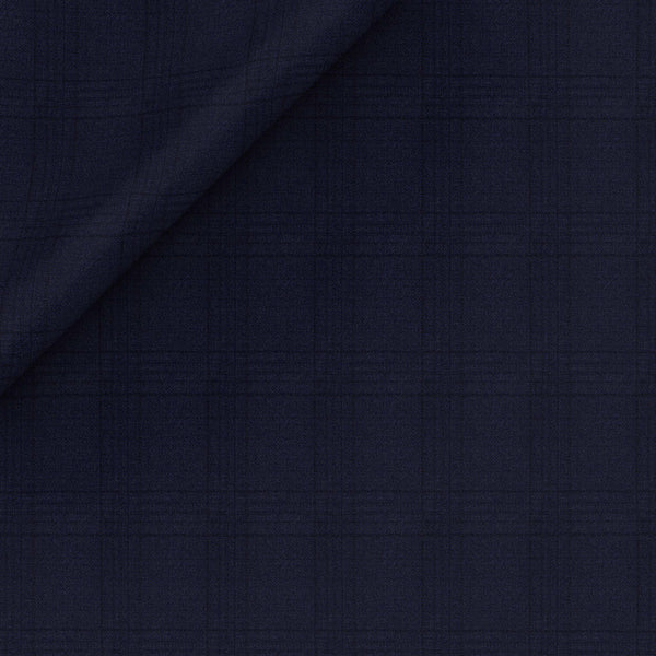 Oxford Navy Blue Checks Suit