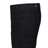 Black Tormaline Checks Holland & Sherry Suit