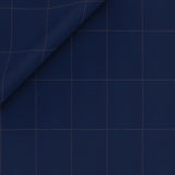 Ultramarine Blue Checks Holland & Sherry Suit