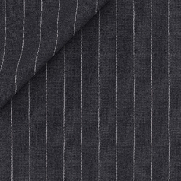 Cobblestone Grey Striped Guabello Suit