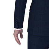 Blue Grotto Checks Holland & Sherry Suit