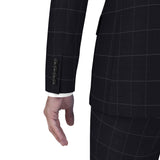 Black Tormaline Checks Holland & Sherry Suit