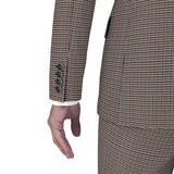 Summer Wheat Brown Checks Tessilstrona Suit