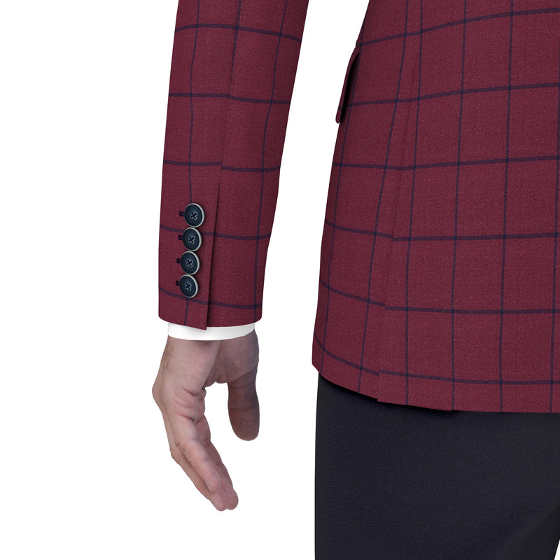 Rosewood Rules Pink Checks Blazer