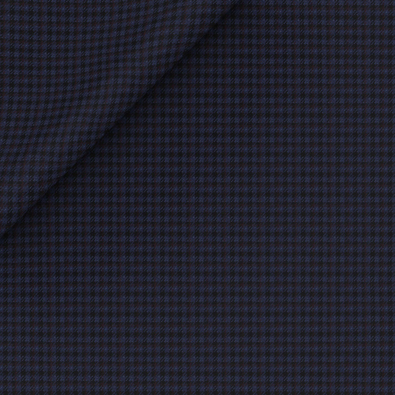 Cinnamon Cobalt Blue-Brown Striped Tessilstrona Suit