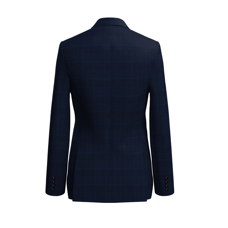 Blue Grotto Checks Holland & Sherry Suit