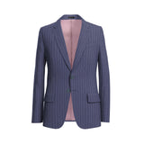 Butterfly Pea Blue Striped Delfino Suit