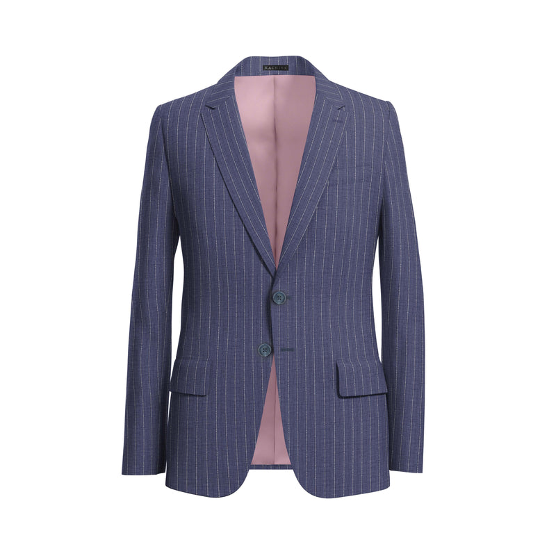 Butterfly Pea Blue Striped Delfino Suit