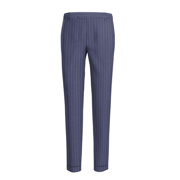 Butterfly Pea Blue Striped Delfino Trouser