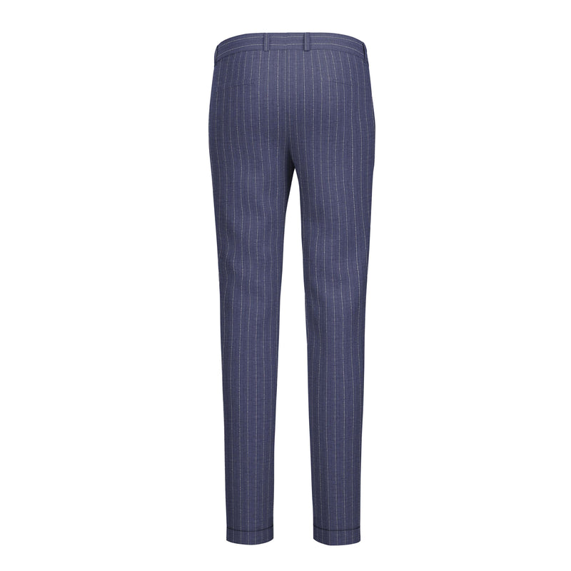 Butterfly Pea Blue Striped Delfino Suit