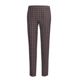 Alizarin Apollo Maroon-Grey Trousers