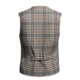 Salt Lake City Blue Checks Waistcoat