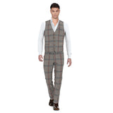 Salt Lake City Blue Checks Waistcoat