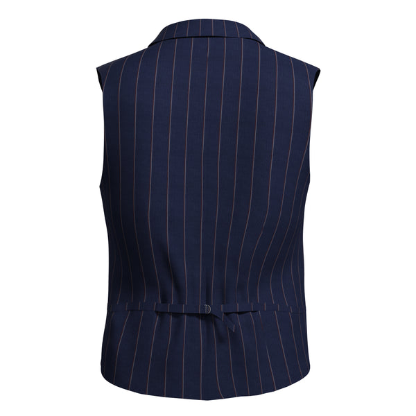 Canadian Seafaring Blue Striped Waistcoat