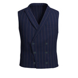 Canadian Seafaring Blue Striped Waistcoat